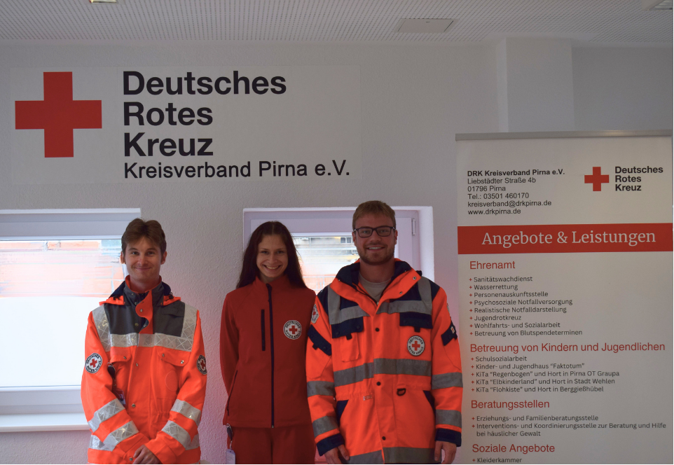 Unsere aktuellen Werberteams im Einsatz für den DRK-Kreisverband Pirna e.V.